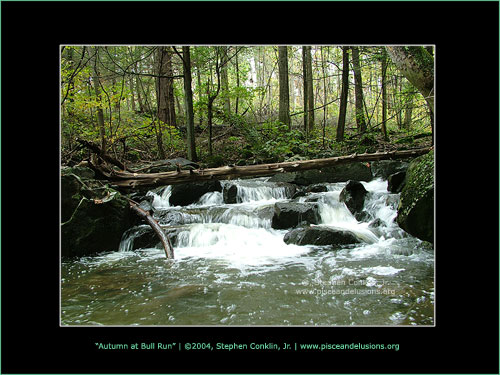 Autumn at Bull Run, by Stephen Conklin, Jr. - www.pisceandelusions.org